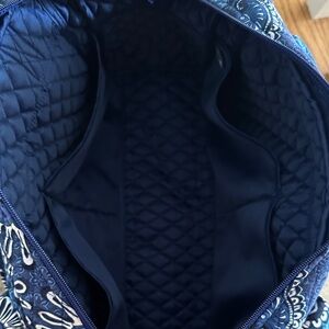 Vera Bradley Blue and White Floral Travel Bag diaper bag